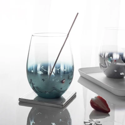 New design colored borosilicate glass thick bottom coffee cup