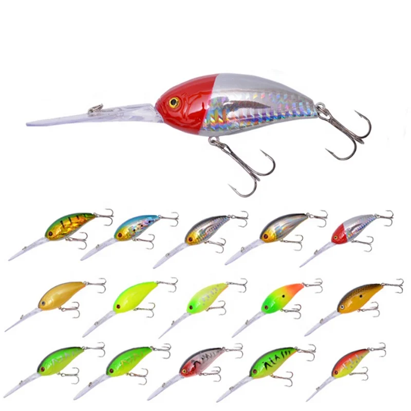 Wholesale Hard Bait Fishing Tackle High Quality Fancy Long Lip Deep Diving Crankshad Fish Bait