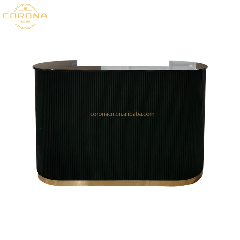 Современная Розовая белая небольшая стойка регистрации салон