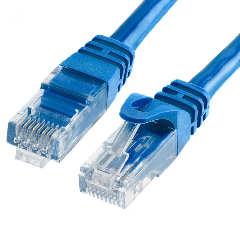Computer use RJ45 connector PVC  copper wire cat5e 6  cat6 UTP FTP indoor network cable patch cord