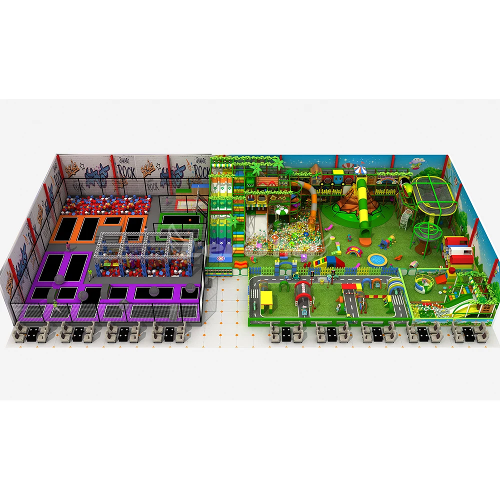 Commercial Children Indoor Playground Equipment Amusement Park Toddler Soft  Indoor Playground Set For Sale