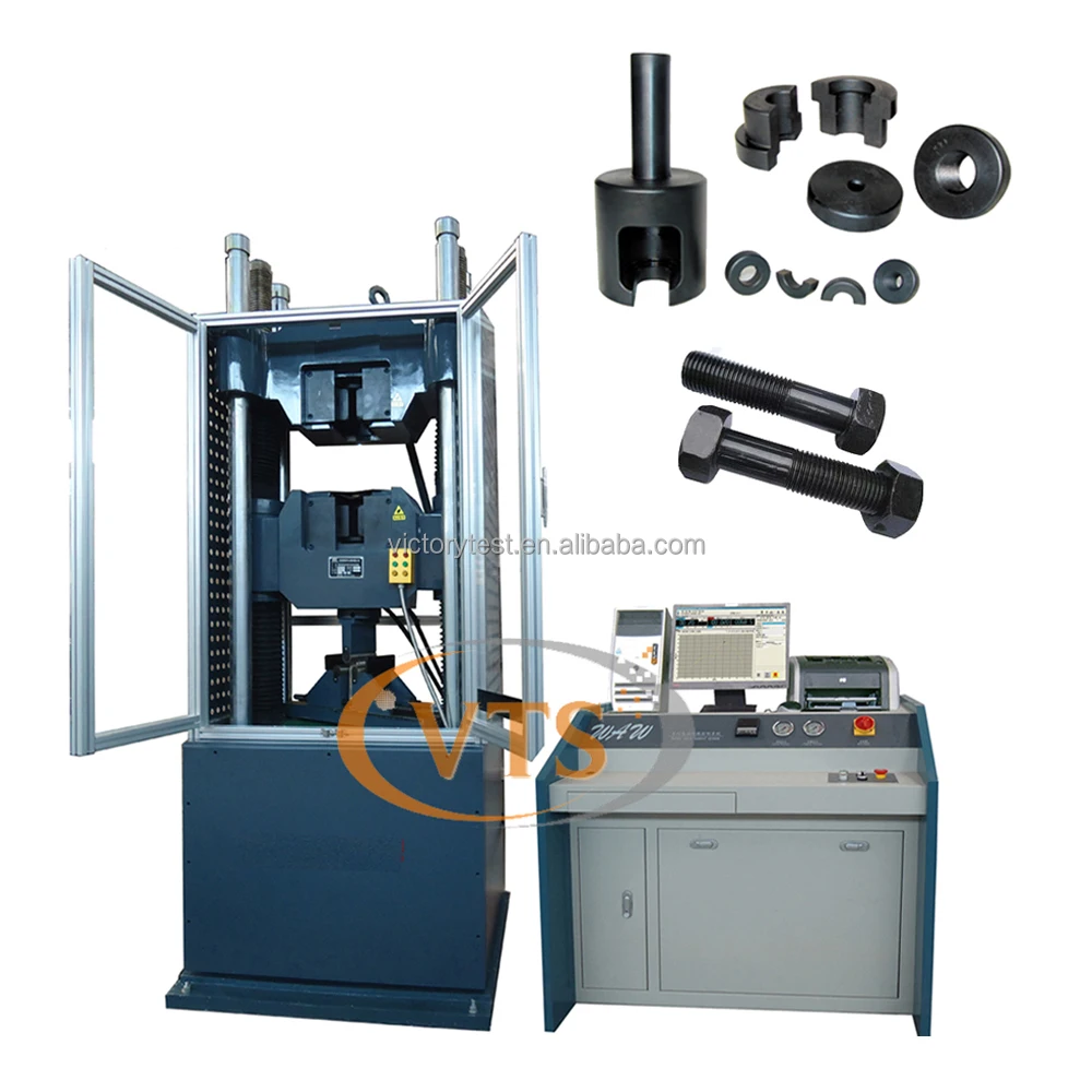 600kN 1000kN Bolt and Nut Tensile Testing Machine manufacturer