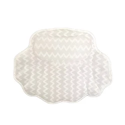 2021 new design Luxury white scallop shaped  comfortable  3D air mesh bathtub pillow  home spa bath pillow