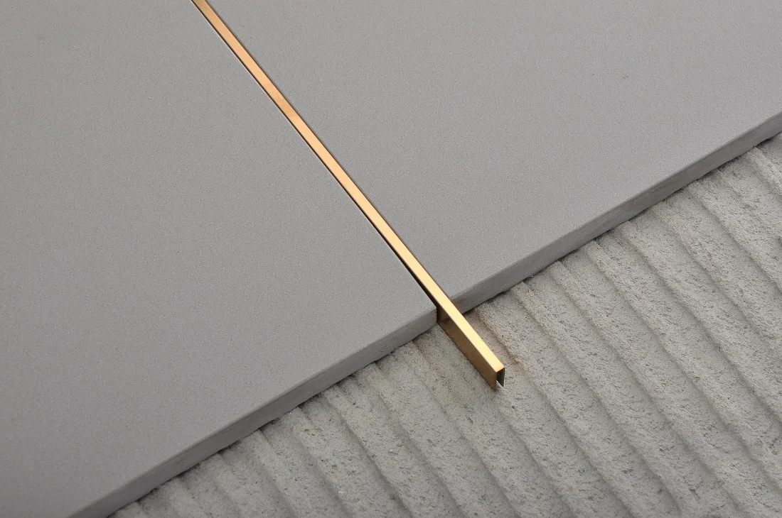 
FoShan Manufacturer JECA Stainless Steel Tile Trim Rose Gold U Profile Hot Sale 304 Grade Tile Accessories Free Sample 
