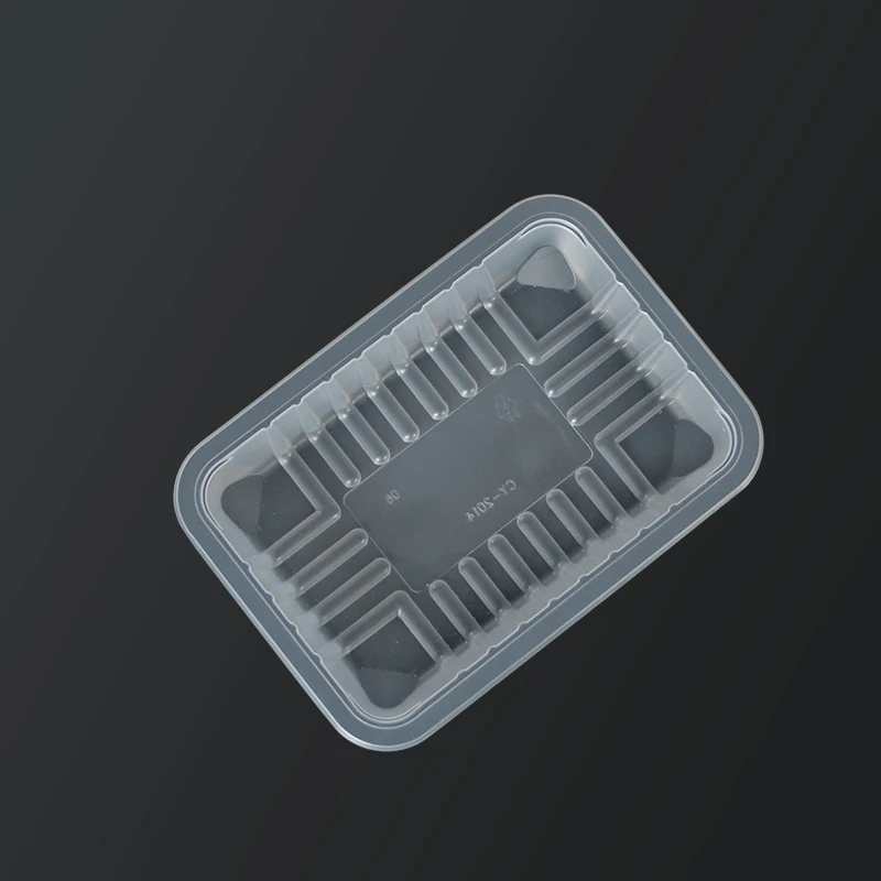 Supermarket Disposable Tray Meat Seafood Plastic Packaging Plate Vegetable Fruit