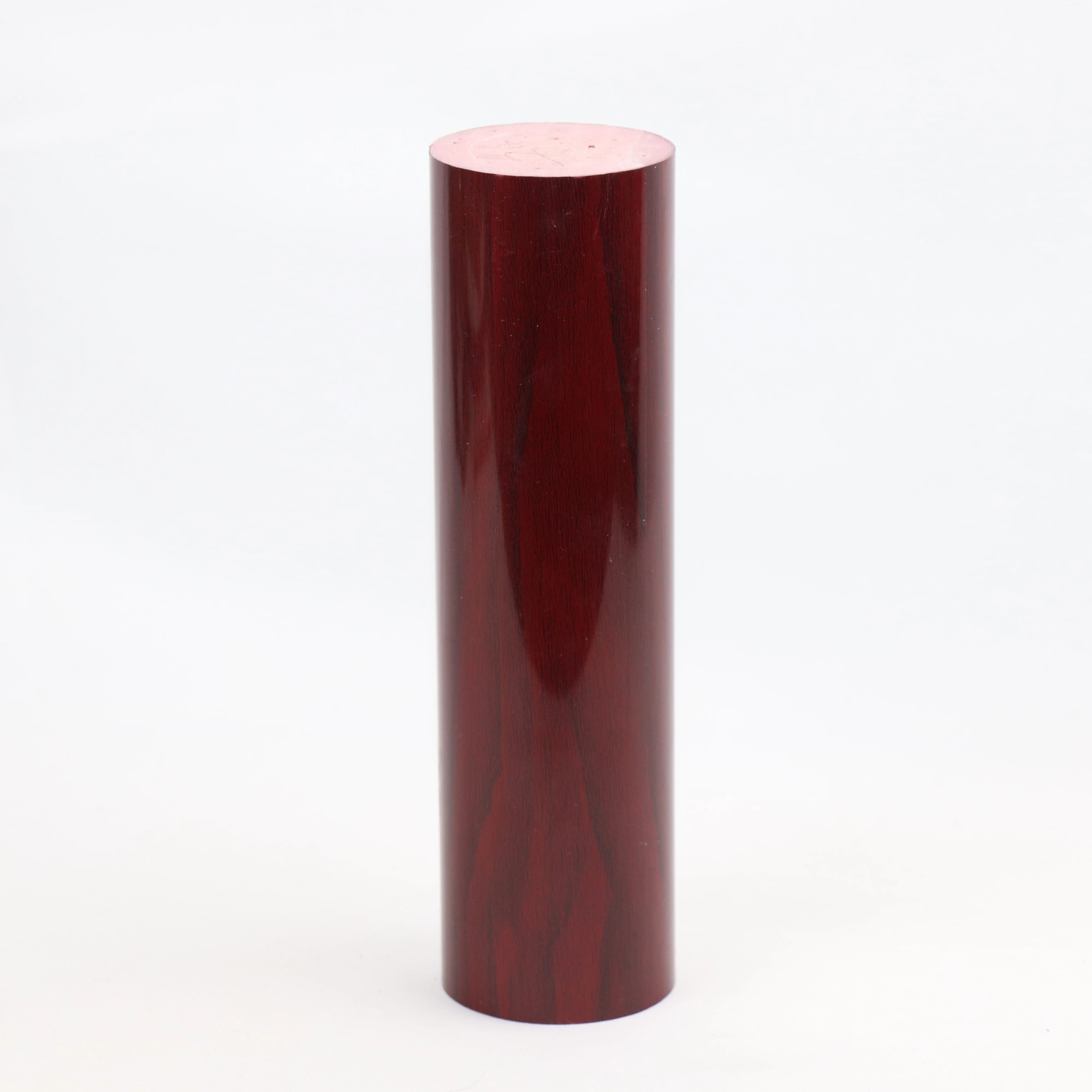 China Hot Item PVC Staircase Solid Wood Glass Deck Railing Round Balustrade Porch Handrail Interior Stair