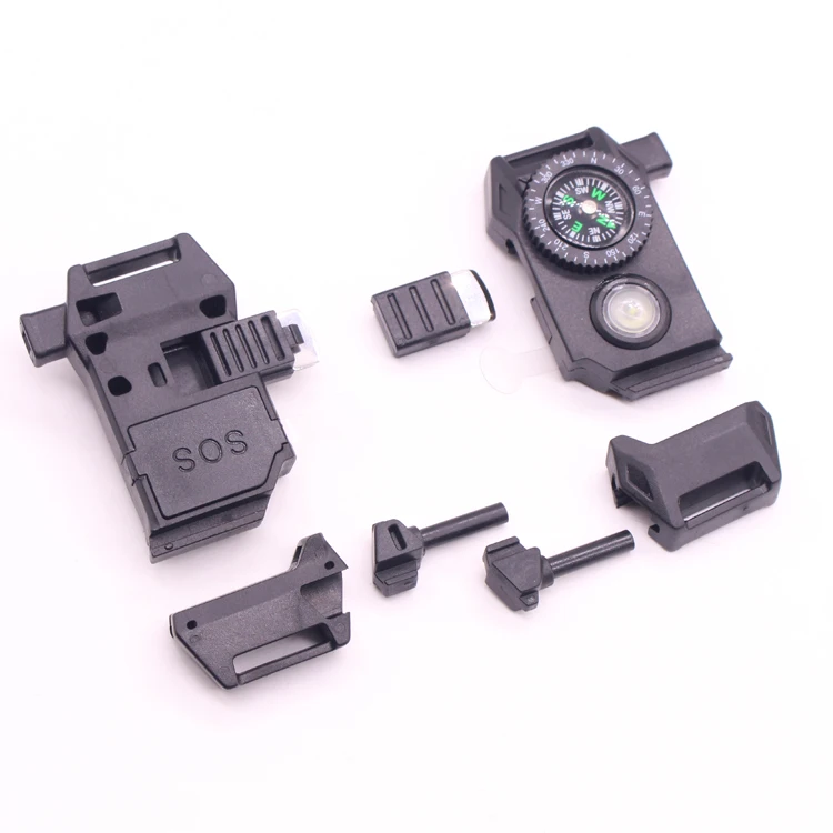 KongBo Outdoor SOS Survival Paracord Buckle Led