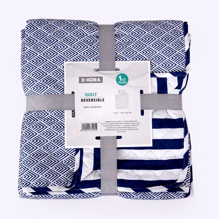 3pc SSL quilt set with pigment plant printing on 70gsm microfiber