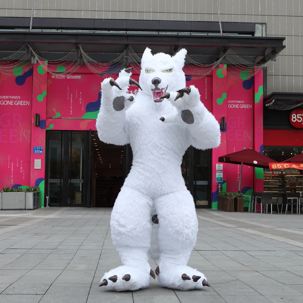 HI настраиваемые костюмы-талисманы в виде Белого Волка высокого качества по низким ценам