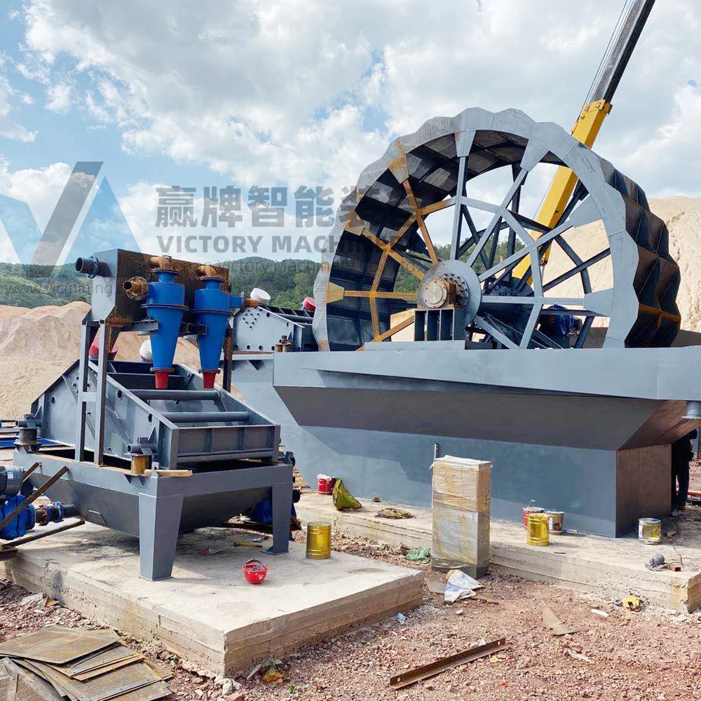 Customizable Wheel Sand Washing Machine 30-250 T/H Wash Sand Machine with Factory Price