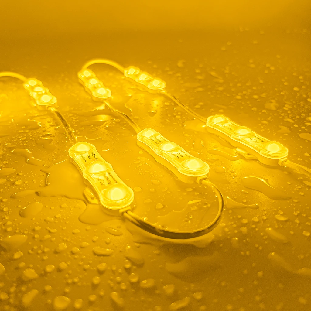 New arrival 5 years warranty waterproof no positive or negative terminals dc12v smd 3030 IP68 injection LED module