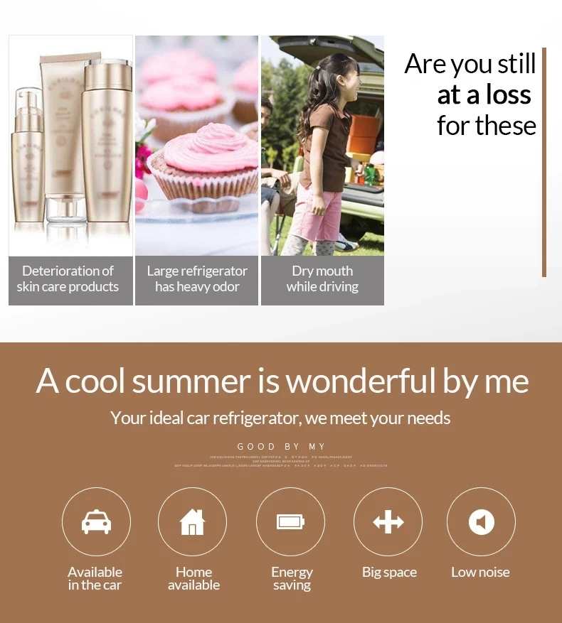 15L Car Refrigerator 12V/24V Household Refrigerated Portable Small Freezer Suitable for Outdoor and Travel