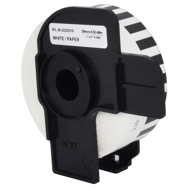100% совместимый держатель Brother DK 22210 DK-22210 29 мм * 30 48 м dk22210 самоклеящаяся этикетка со штрих-кодом