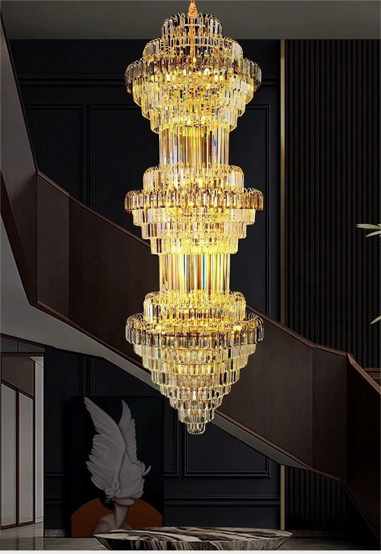 Special Designer Hollow Many Color Modern Style for Living Room Large Hotel Big villa Crystal Chandelier Lighting Crystal Lights