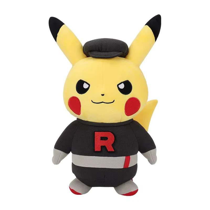 New Dressed Pikachu Doll Plush Toys Rocket Team Pikachu Toys