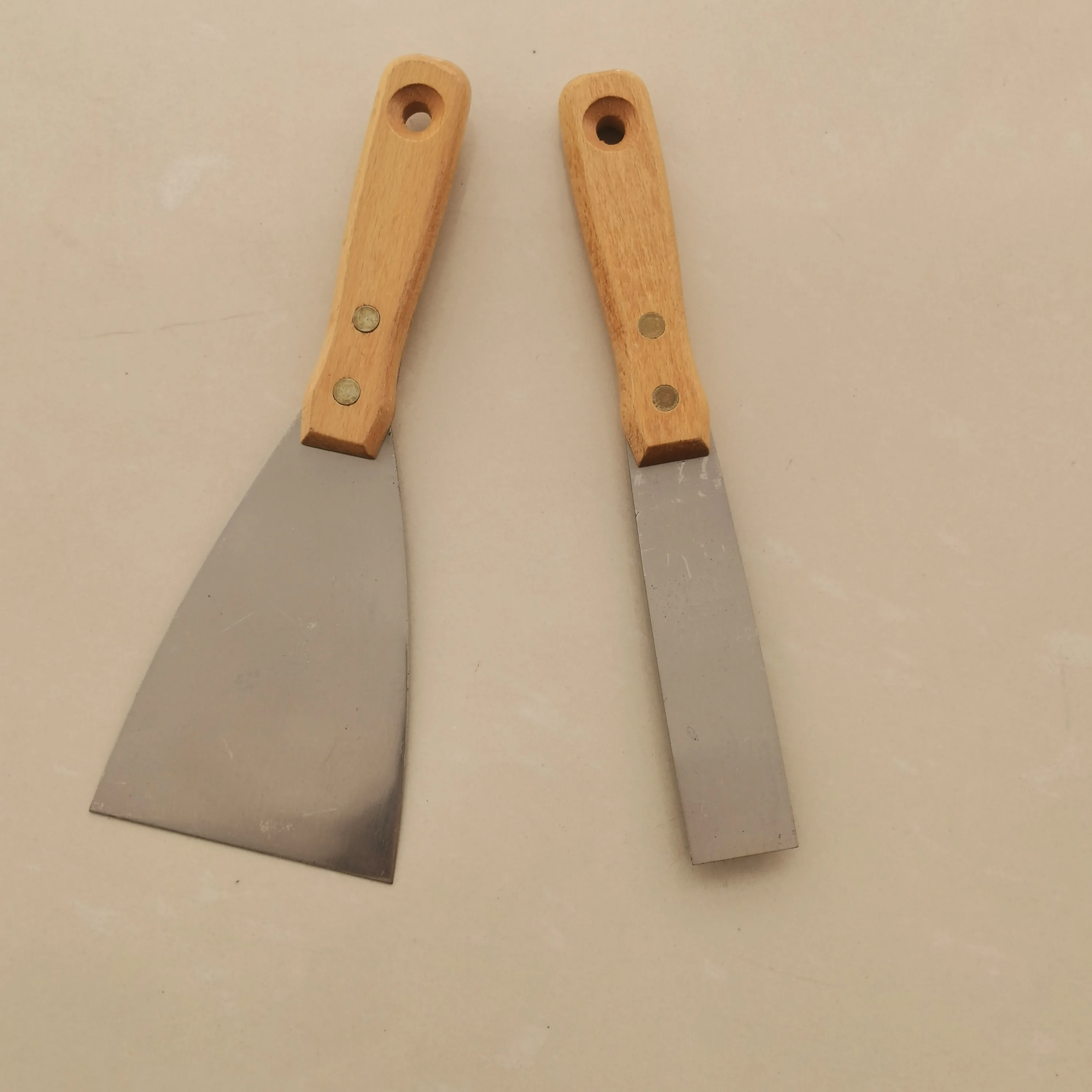 Drywall Tool 90mm Soft Grip Flexible Stainless Steel Putty Knife And Joint Knife With Hammer End Scraper Knife