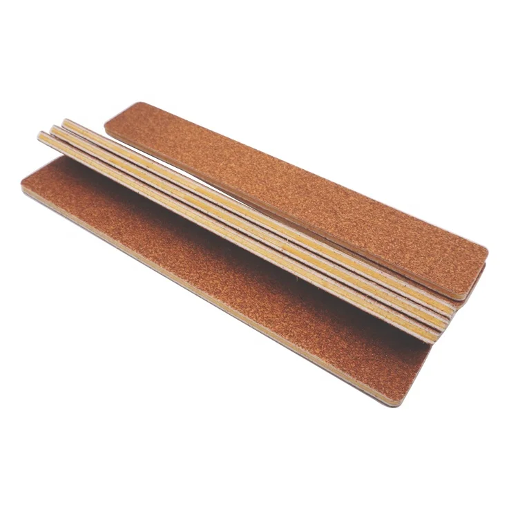 Wholesale Professional Factory Japan Abrasive Brown Square High Quality Nail Perfect Buffer File Nail Files 80/80