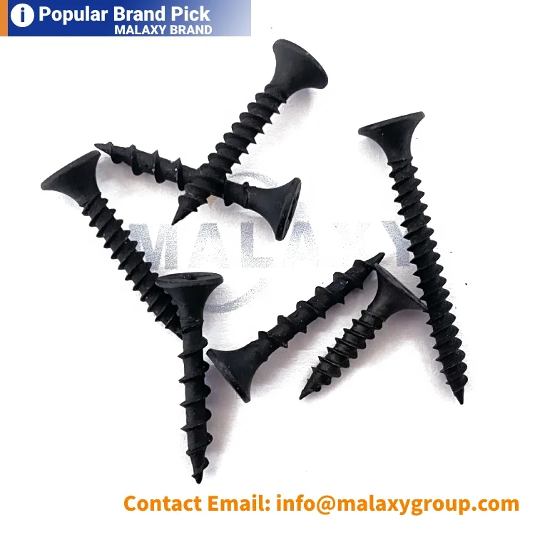 MALAXY Phosphating Drywall Screws C1022 Black Phosphating Drywall Screws Drywall Nails Keel Screws
