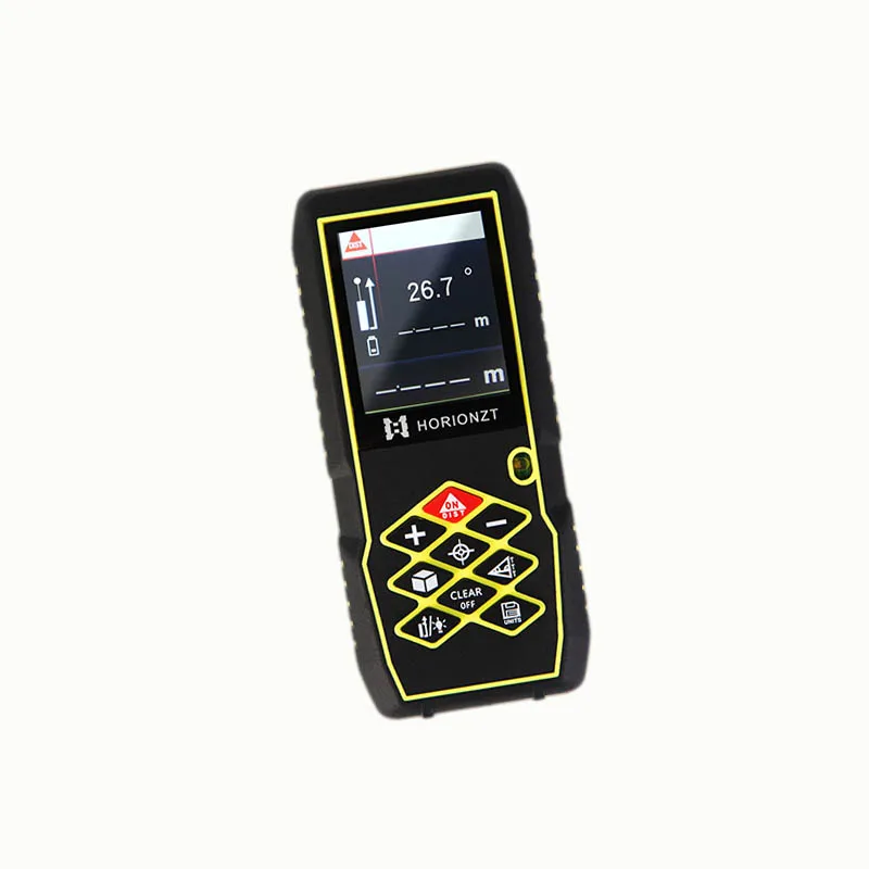 Outdoor portable digital laser distance meter 100m with camera aim function measuring tape