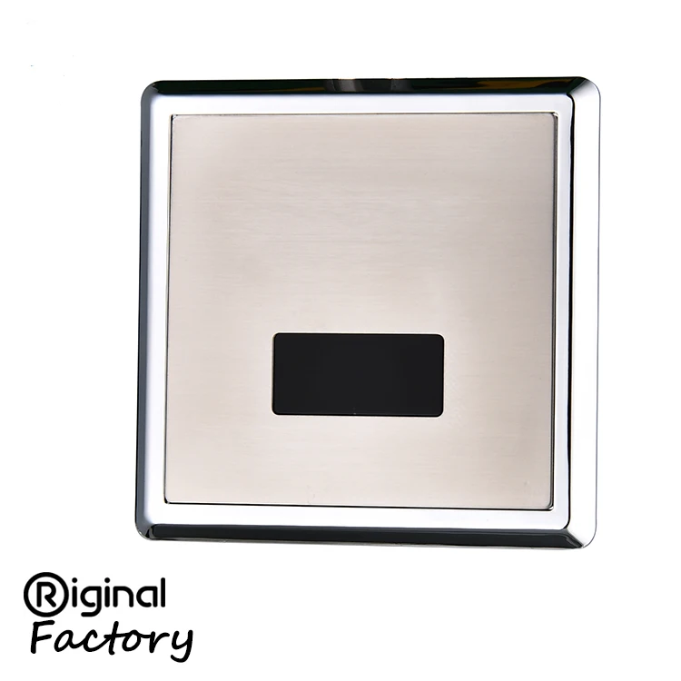 Smart Urinal Flusher Automatic Sensor Bowl Flush Valve Water Saving Modern Design Style Hotels Malls Plastic Brass Wall Mounted