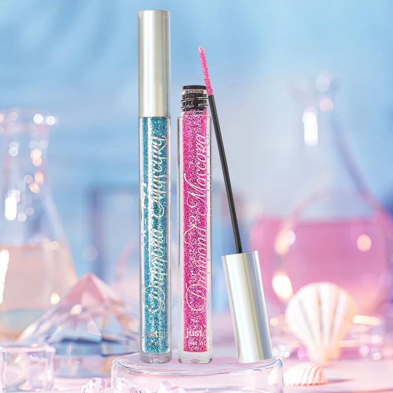 Children Cosmetics Manufacturer Private Label Girls Kids Non Toxic Safe Water Based Glitter Mascara