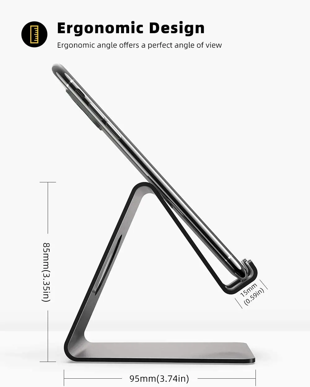 Cell Phone Stand Phone Dock Cradle Holder Stand for Office Desk