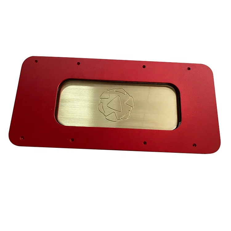 Custom blue mechanical keyboard aluminum case/CNC anodizing black keyboard case/Mechanical keyboard case custom service