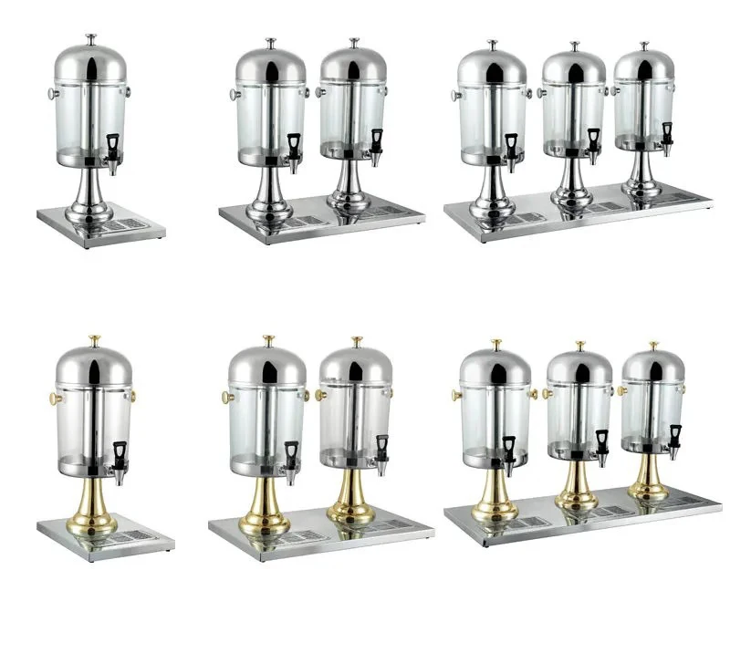 Factory Direct Stainless Steel Drink Dispenser Whit Tap Cold Fruit Juice Beer Beverage Dispensers For Party