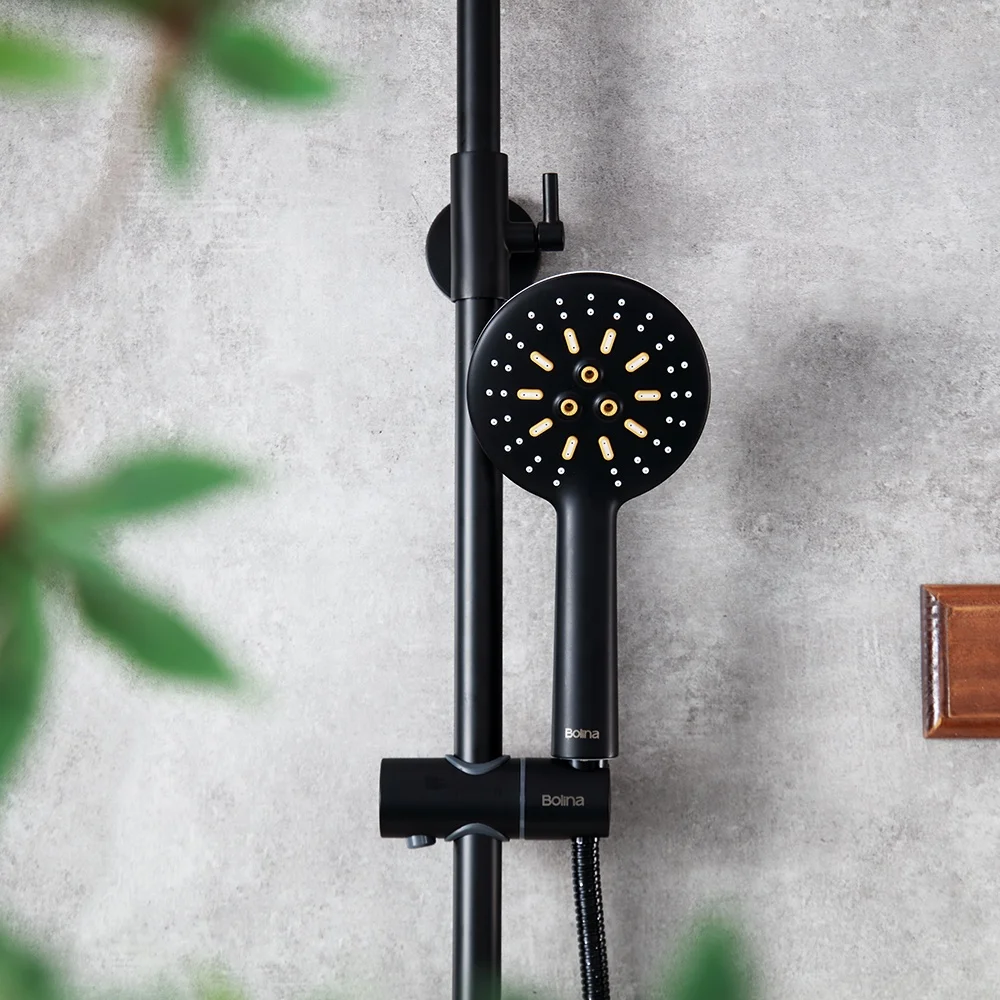 Modern Popular High quality Manufacture 3-function constant temperature filtering shower mixer with hand shower