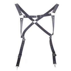 Factory direct sales Europe and the United States all-match straps cross-border hot selling punk style sexy belt suspenders