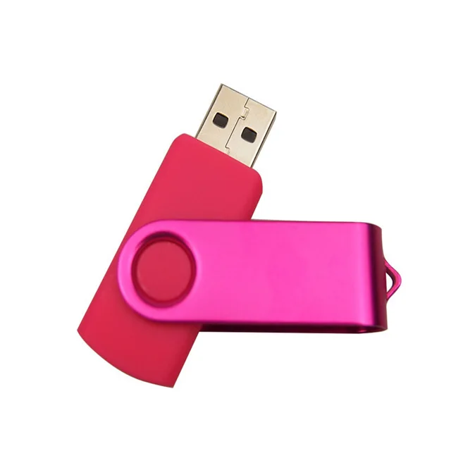 Bulk buy from china 128 GB micro Swivel USB 2.0 Flash Drive / Customer logo printing twister USB thumb drive