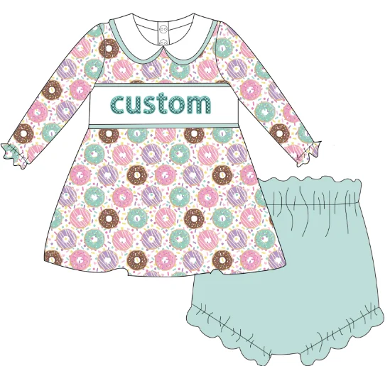 Yihui Hot Sale OEM Body Suit  Boutique Clothes Sets baby girl summer t-shirt clothes shorts set  6 month baby girl clothes