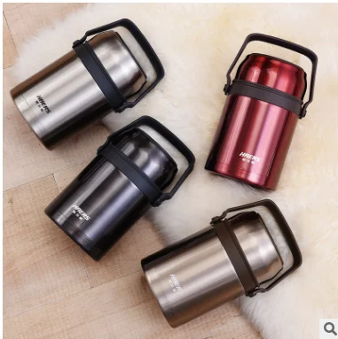 Halse Pot stewed stainless steel pot stewed beaker pot large capacity super long insulated lunch box