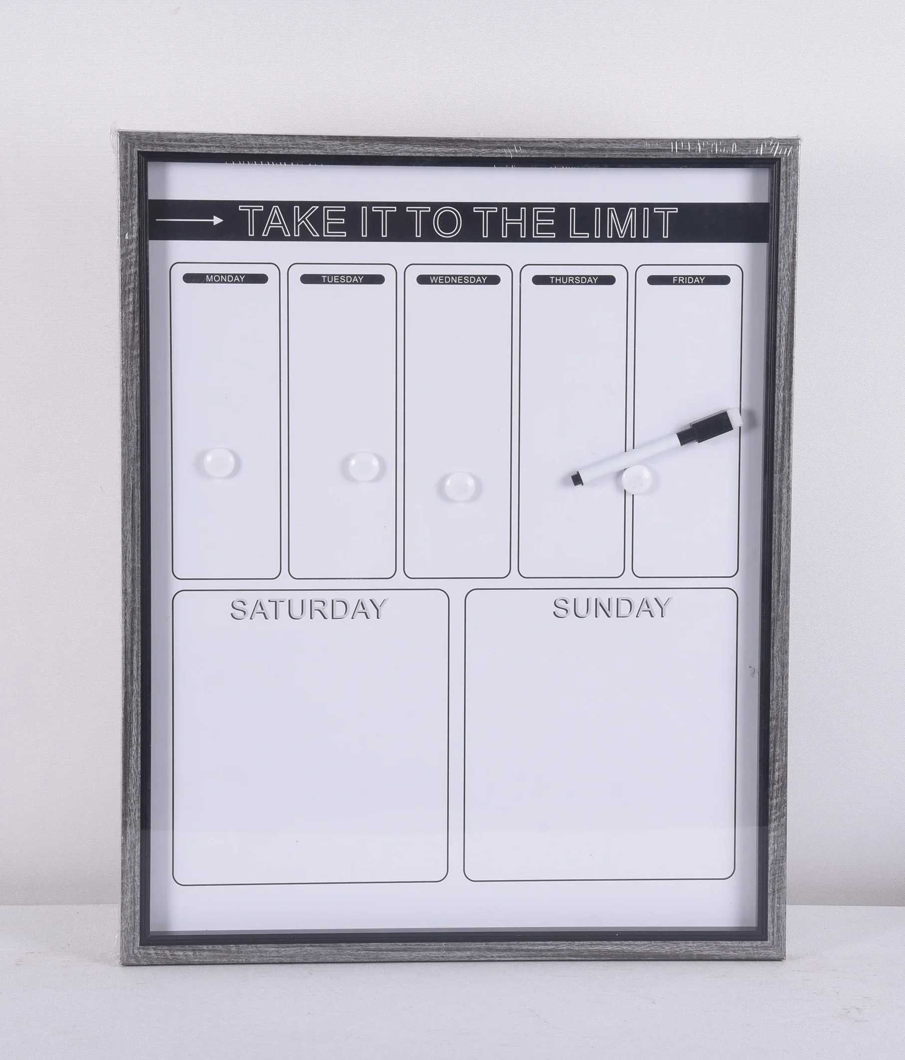 
Weekly Plan Large Whiteboard Stickers Dry Erase Calendar Magic White Board 