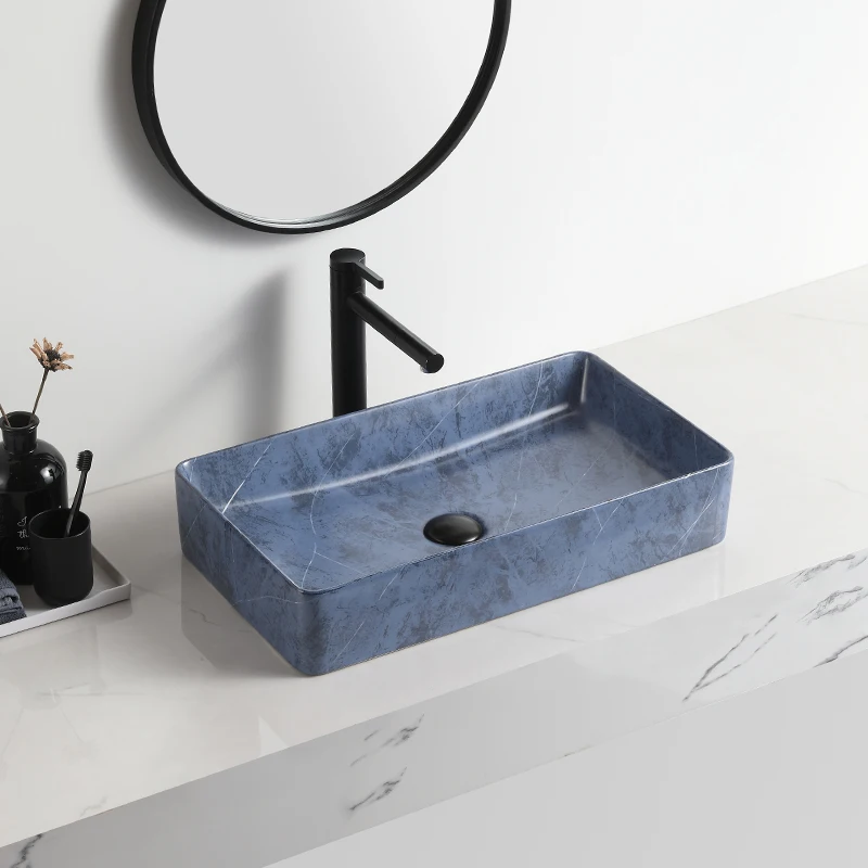 Latest Top Mount Cheapest Ceramic Hand Bathroom Washroom Wash Basin Sink