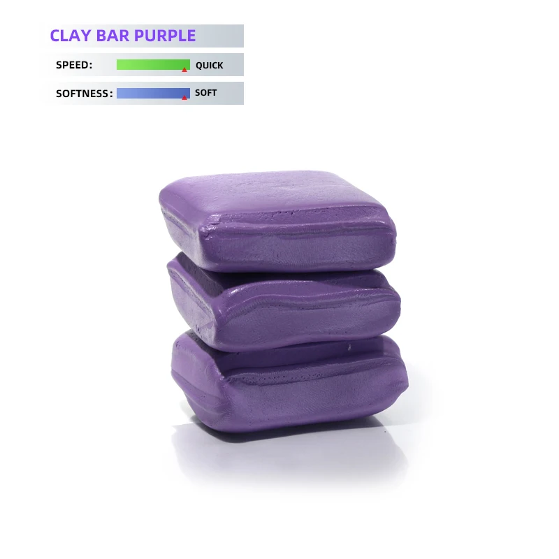 Автомобильный уход детейлинг Аксессуары производство мягкого типа агрессивный фиолетовый 100 г глина для автомобиля