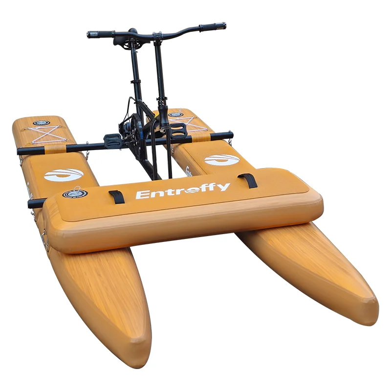 Professional Adult Drop Stitch Waterplay Sea Inflatable Paddle Boats foldable Pedal Bike Bicycle Water Bike
