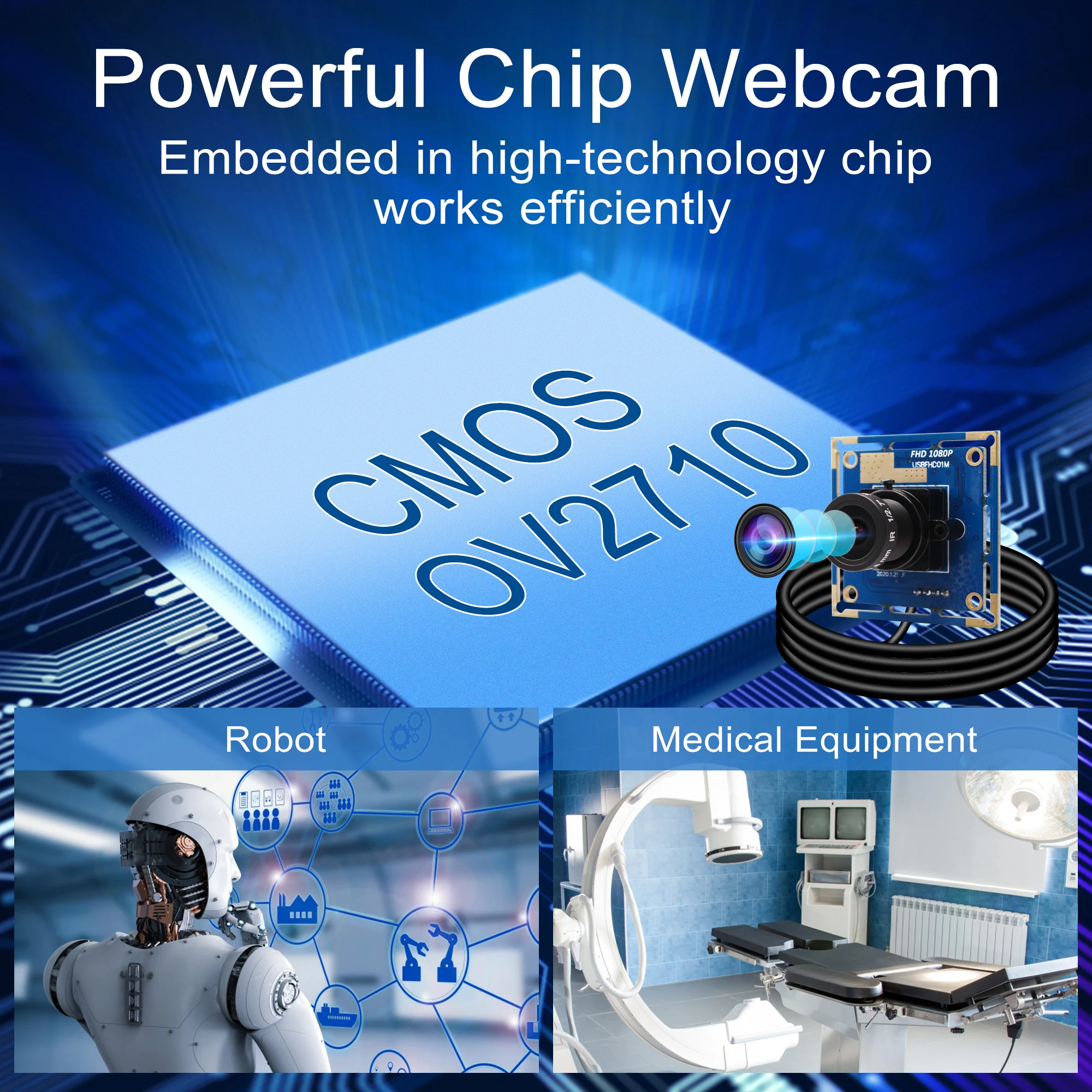 ELP 1080P USB Webcam High Speed PC Camera Mini UVC USB2.0 Video Webcam Board Industrial Lightburn Camera for Laptop Jetson Nano