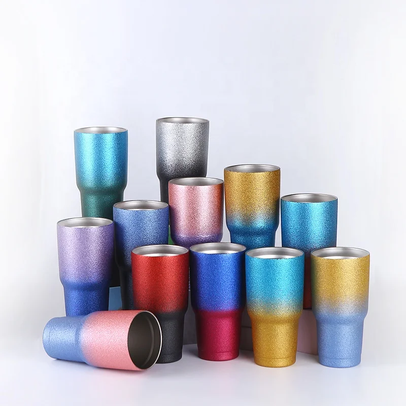 Double wall 30oz vacuum tumbler stainless steel 304 customizable thermal coffee cups mugs sublimation car travel mug