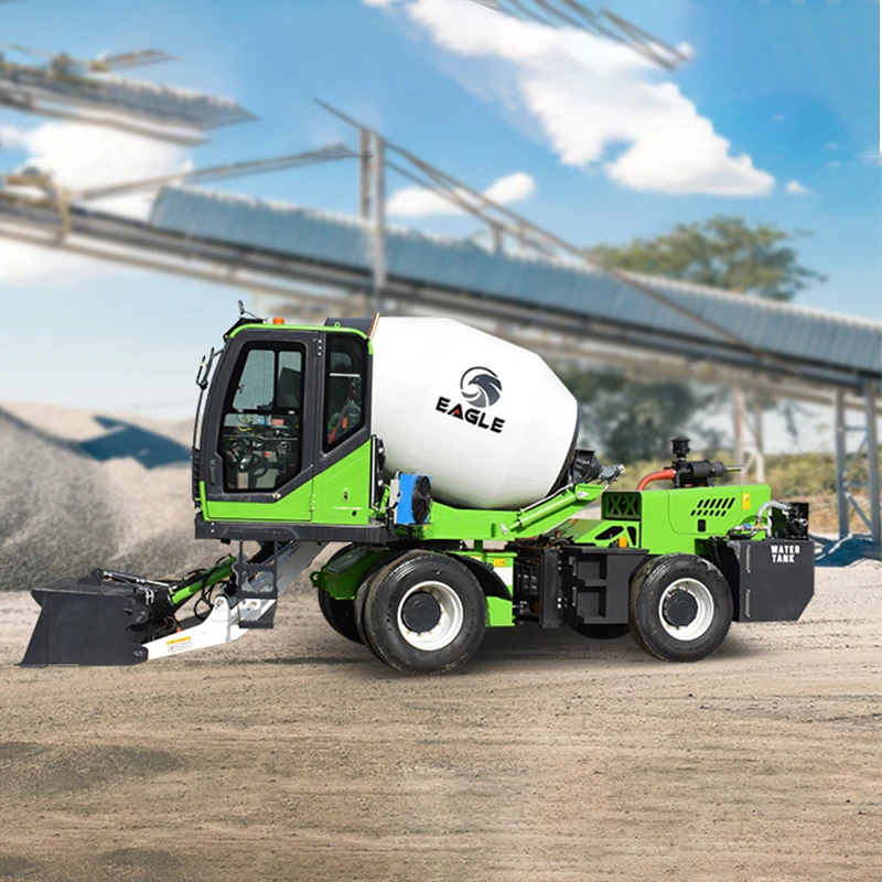 SLM3500RW 3.5m3 Diesel Portable Mobile Self Loading Truck Concrete Mixer For Sale