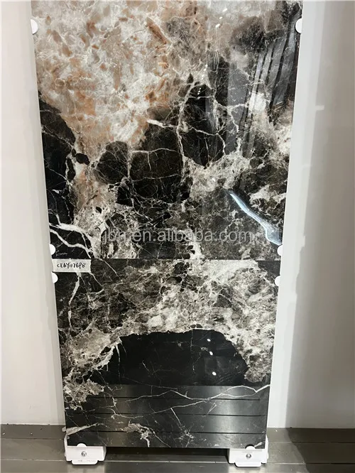 foshan factory 600x600 glossy tile for floor living room full polished porcelain marble ceramic floor tile