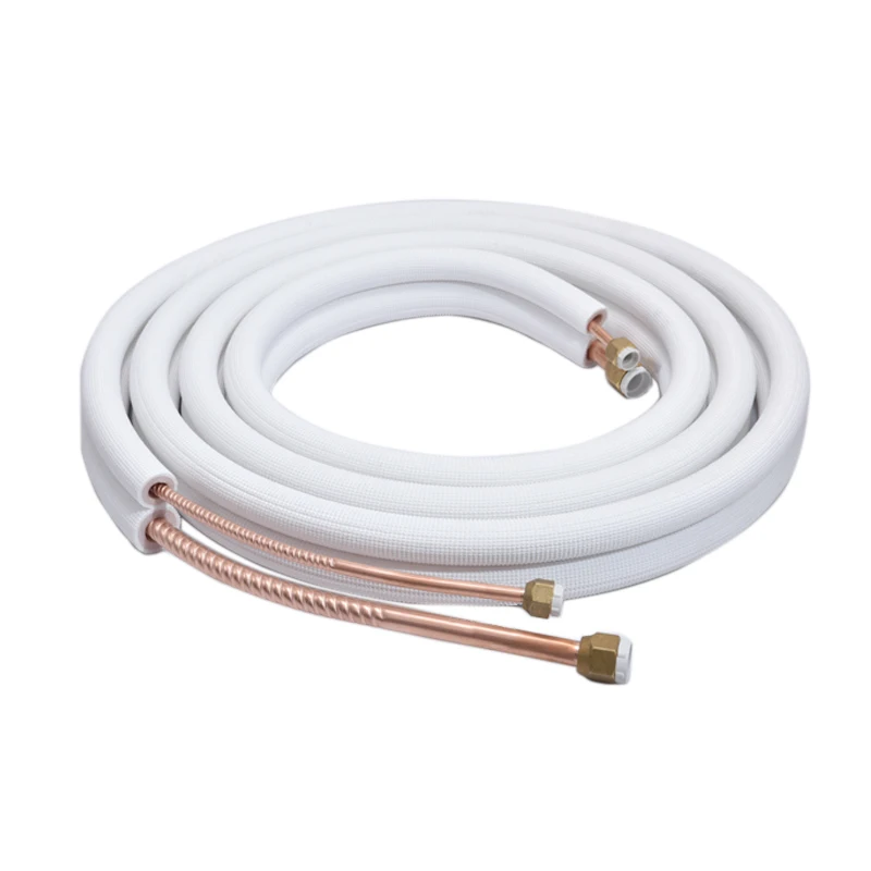 Air customized size Conditioner Insulated Copper Pipe/Tube Air conditioning pipes C10100 C10200 C11000 99.9% Pure Copper Tube