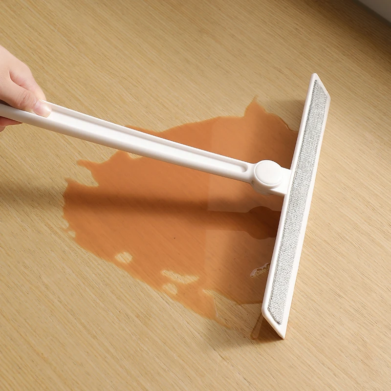 Rotary Windows Wiper Multi-Purpose Car TPR Household Squeegee with Hook for Shower Glass Door Mirrors Tiles Cleaner