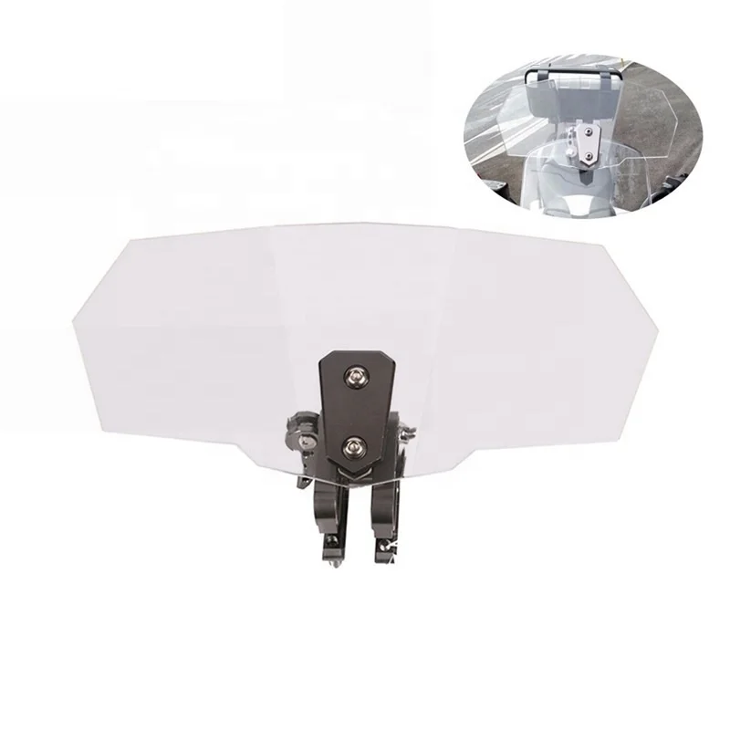 Adjustable Universal Modified Motorcycle Windshield for Kawasaki Suzuki Honda