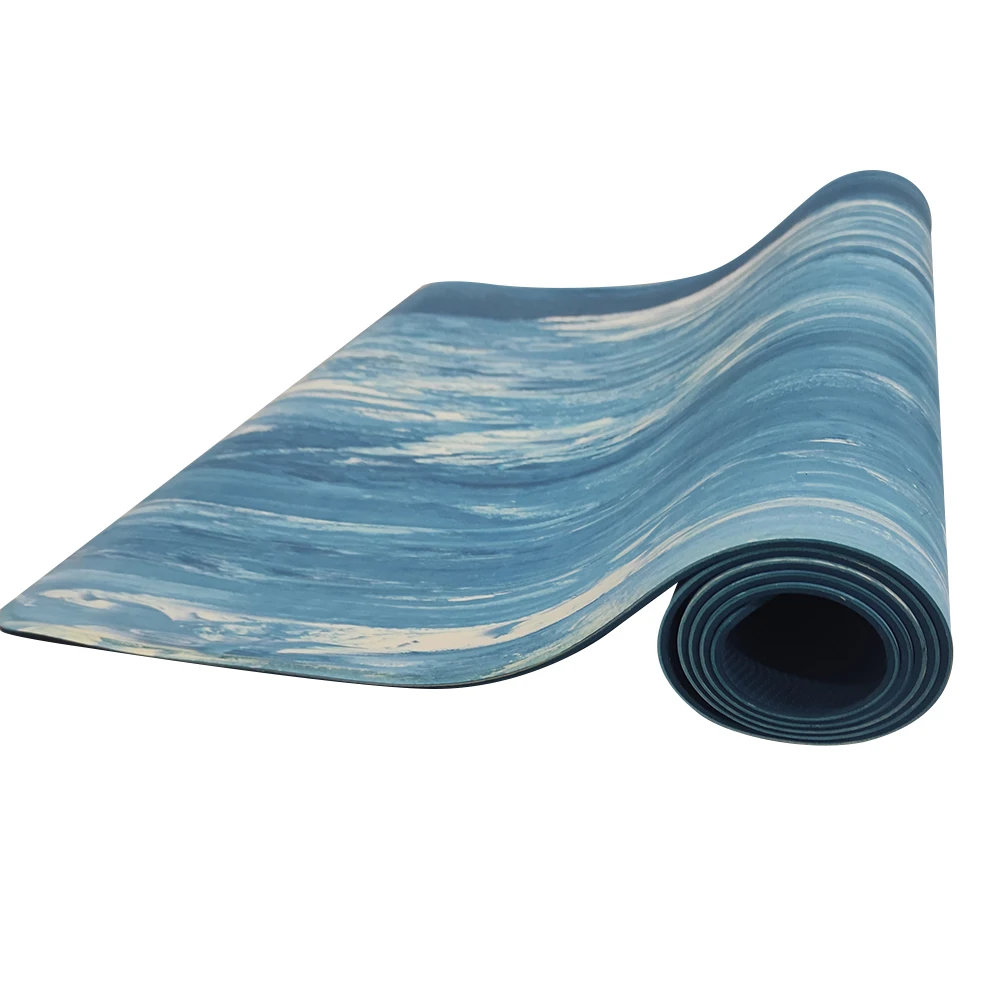 High Quality Eco Friendly Anti Slip Custom Design Natural Rubber Yoga Mat With Bag Pack