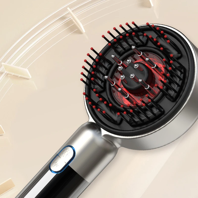 New Hair Growth Comb Red Light Therapy EMS High Frequency Vibration Scalp Massager comb Hair Growth Massage Comb