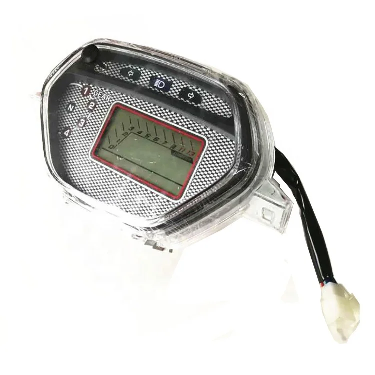 wave 100 motorcycle parts custom lcd display speedometer