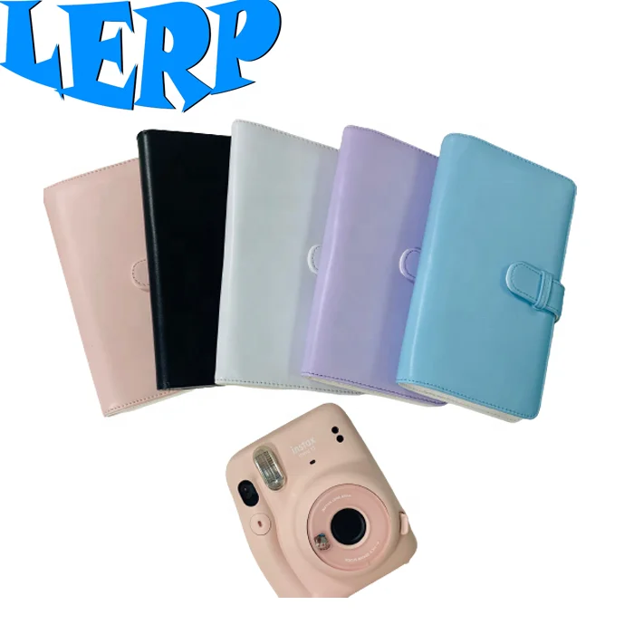 Мини-альбом для фотосъемки Lerp и 3 дюйма из искусственной кожи с карманами