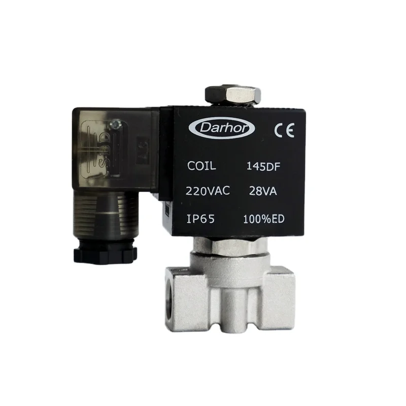 Darhor methanol burner solenoid valve for water gas light oil 24v miniature valve