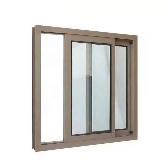 China factory modern hurricane impact  hollow double glass sliding aluminum windows and doors building glass windows